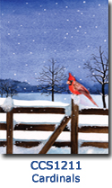 CCS1211 Cardinal Custom Charity holiday Card